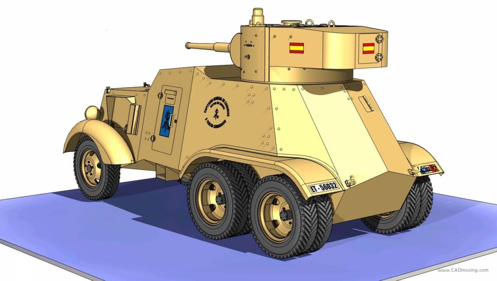 CAD模型网AAC-1937 (T26)东南蒙托雷塔德尔坦克三维模型