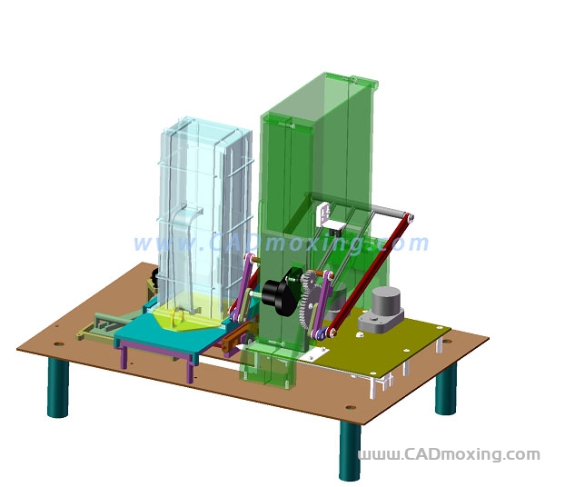 CAD模型网小型全自动卷烟机构三维模型