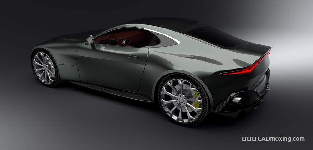 CAD模型网阿斯顿马丁Aston Martin Vantage 2019 跑车三维模型