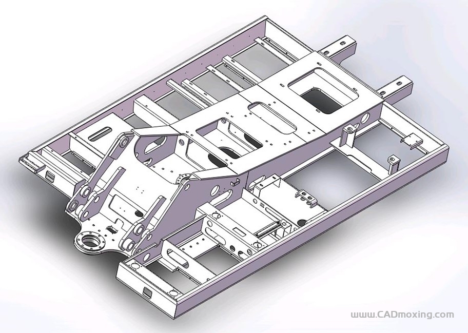 CAD模型网70000公斤旋转钻机钻探机三维模型