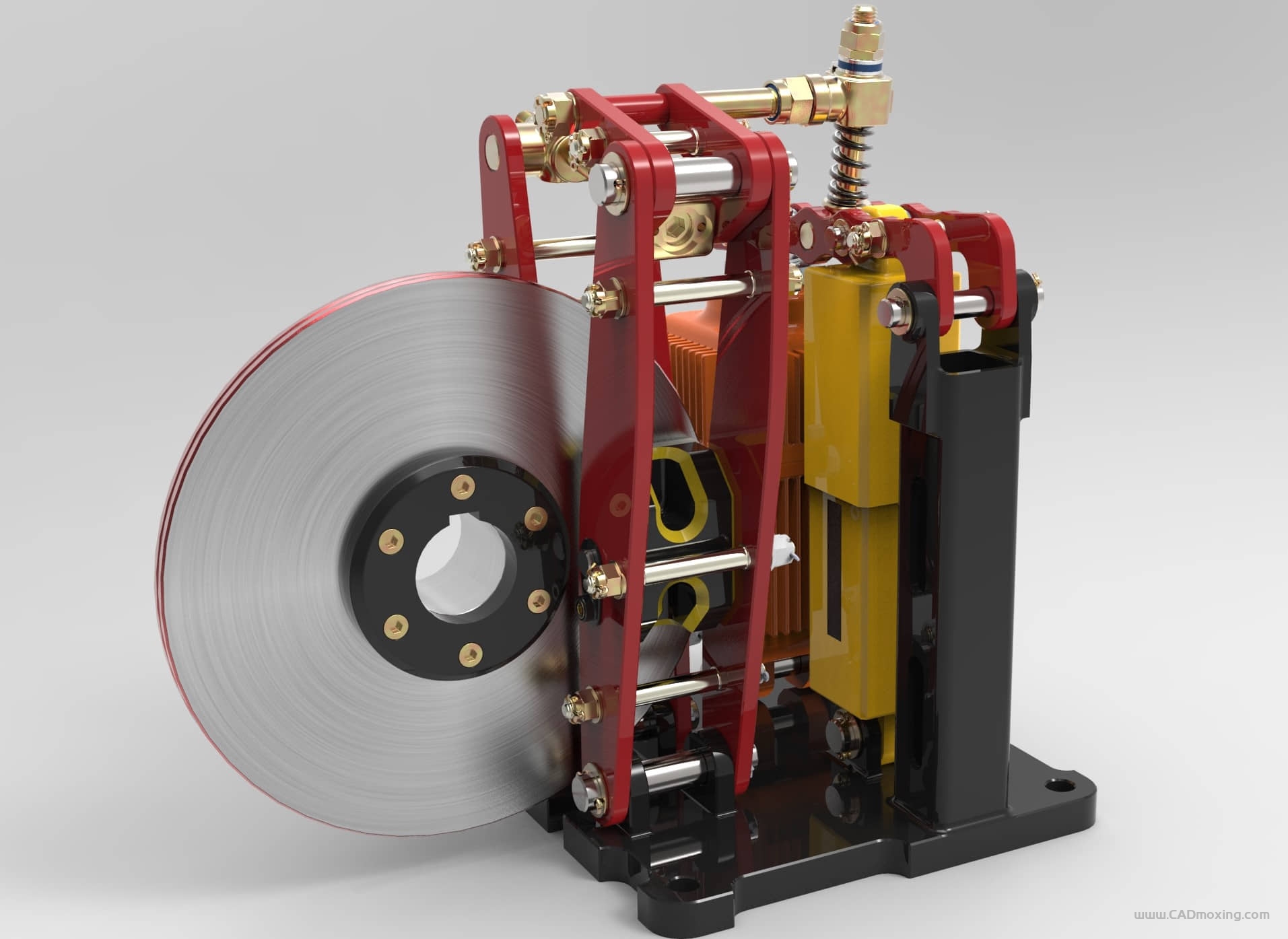 CAD模型网工业盘式制动器三维模型