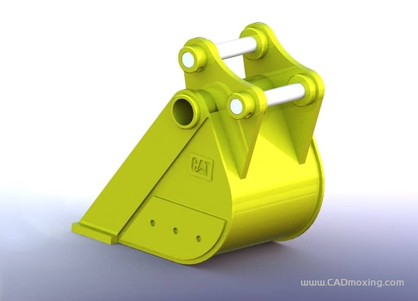 CAD模型网卡特CAT301.09小型挖掘机铲斗三维模型