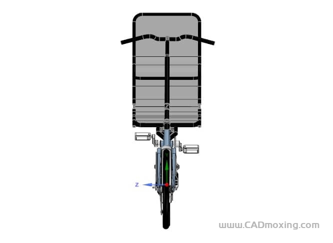 CAD模型网卧式自行车方案设计三维模型