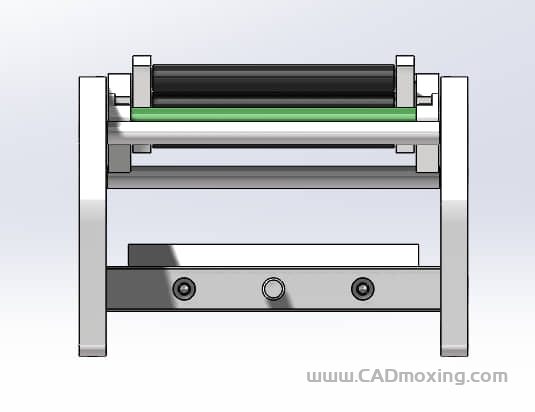 CAD模型网板件柔韧性测试机三维模型