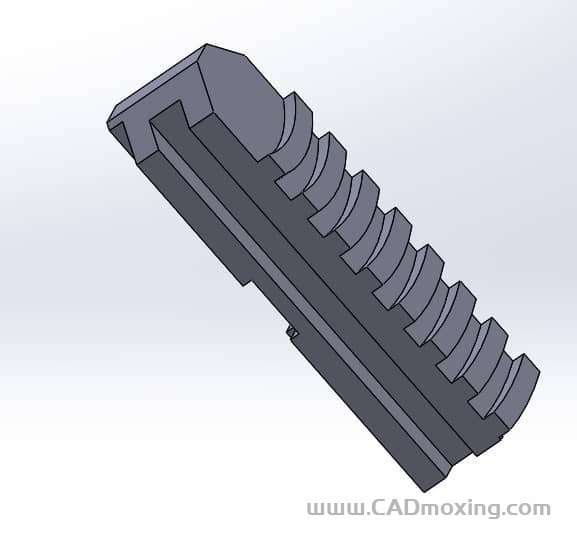 CAD模型网车床200mm三爪卡盘设计模型三维模型