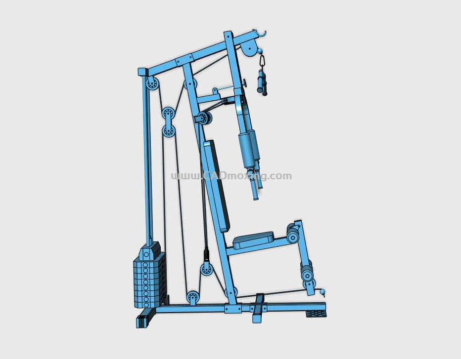 CAD模型网多功能健身器材三维模型