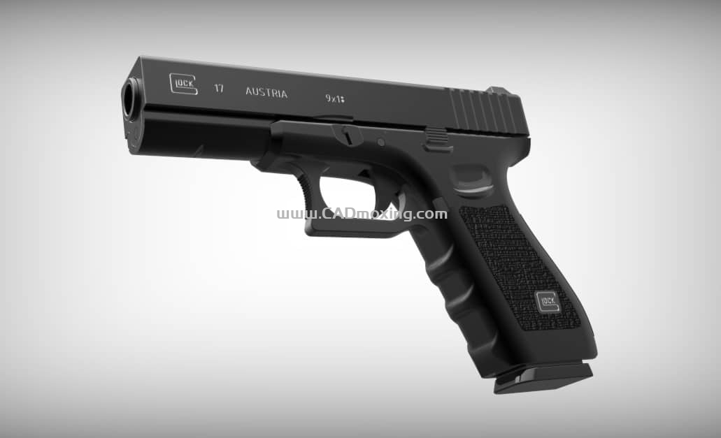 格洛克glock 17手枪模型