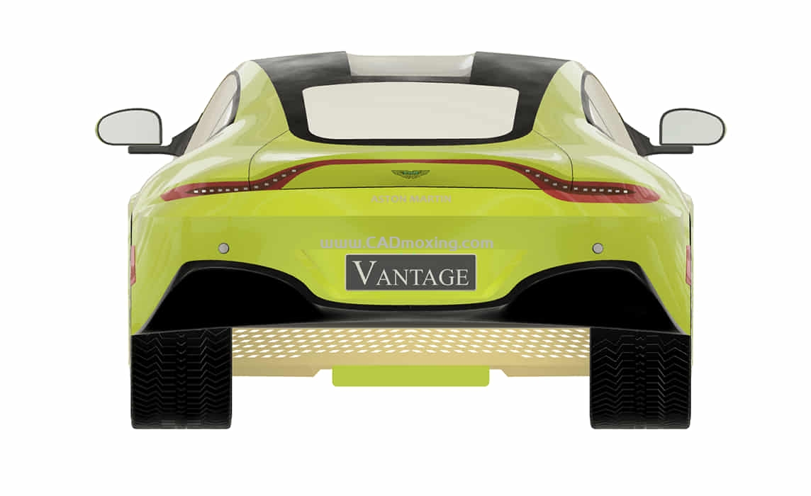 CAD模型网阿斯顿马丁 Vantage 双座超跑汽车外观设计三维模型