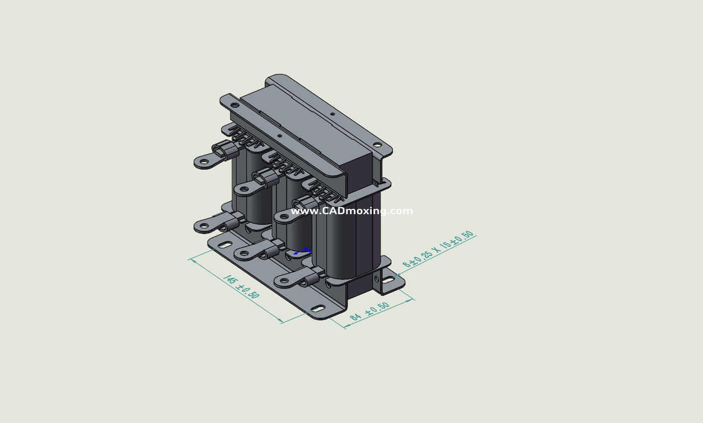 ACLSG-40三相干式进线电抗器三维模型