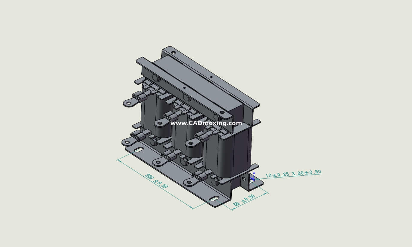 ACLSG-60三相干式进线电抗器三维模型