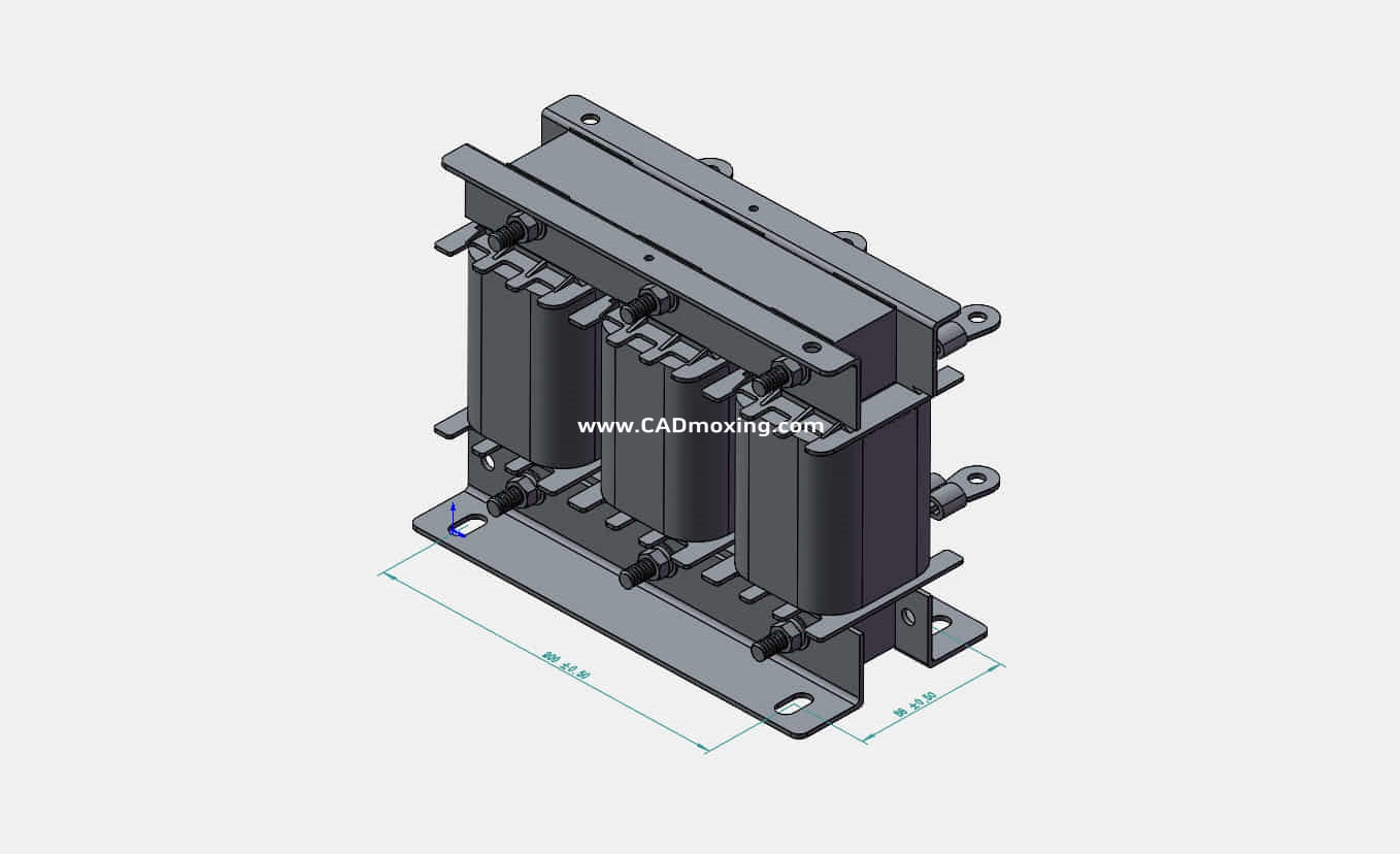 OCLSG-60三相干式进线电抗器三维模型