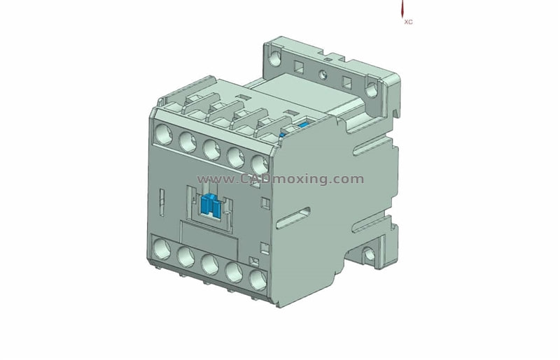 NC8-06M~12M交流接触器三维模型