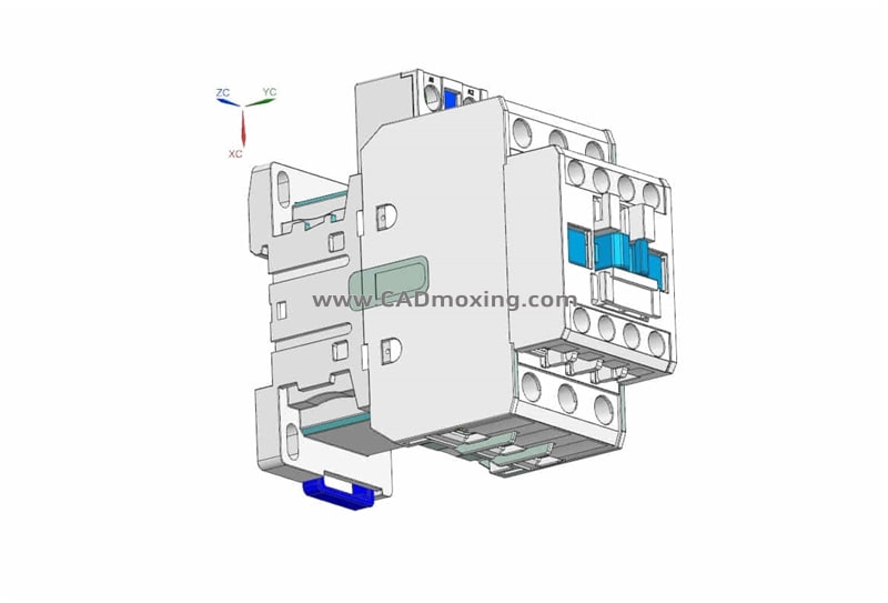 NC8-25~38交流接触器三维模型