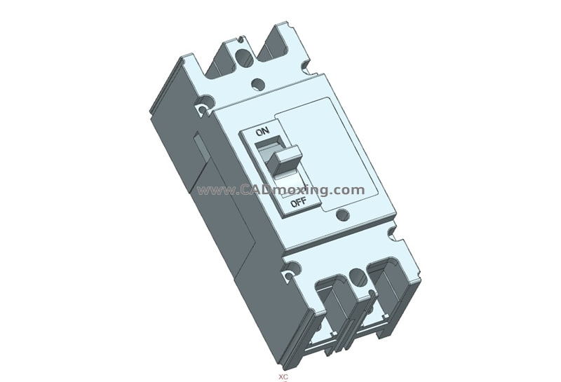 NM1-125S 2P 塑壳断路器三维模型