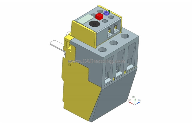 NR4-80热过载继电器三维模型