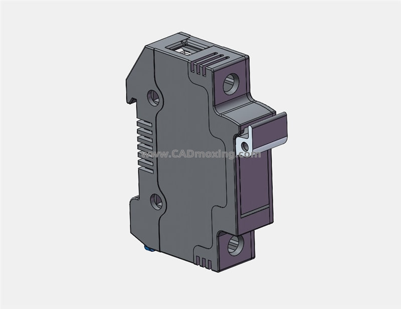 NRT28-32 1P熔断器底座三维模型