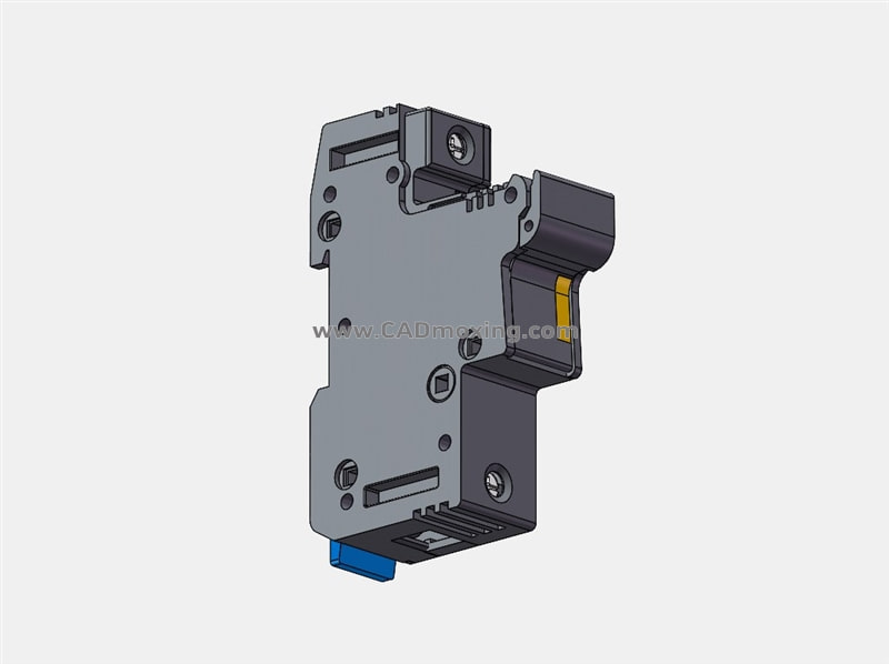NRT28-63 1P熔断器支持件底座三维模型