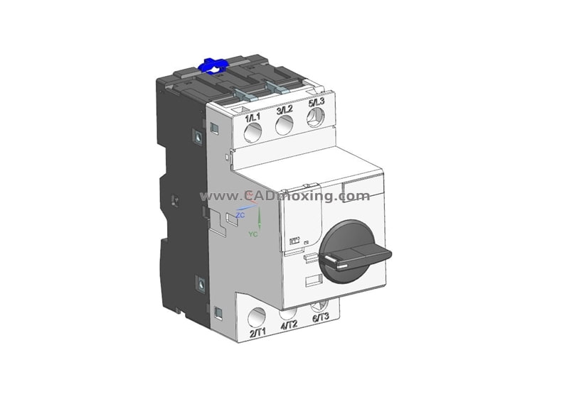 NS2-25X~32X交流电动机起动器三维模型