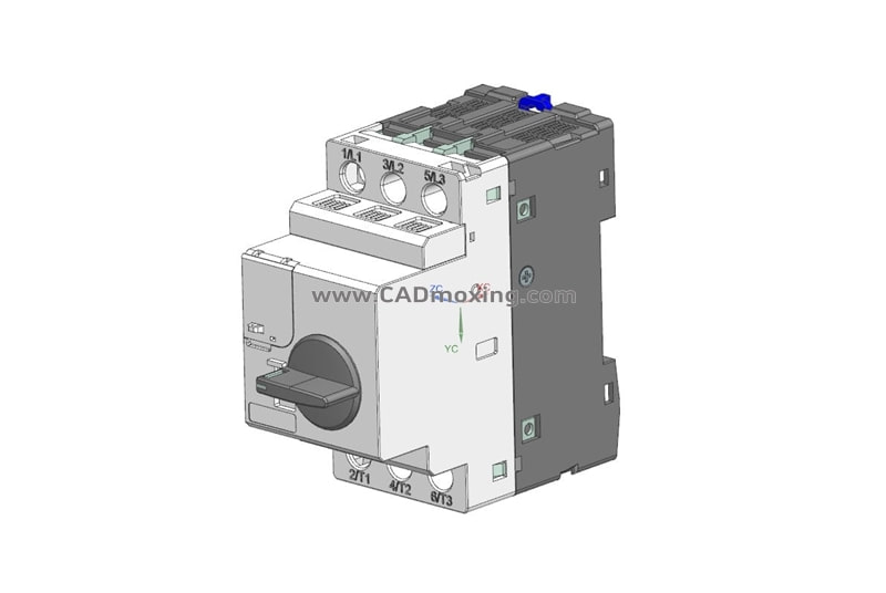 NS2-32H交流电动机起动器三维模型