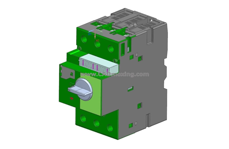 NS2-80交流电动机起动器三维模型