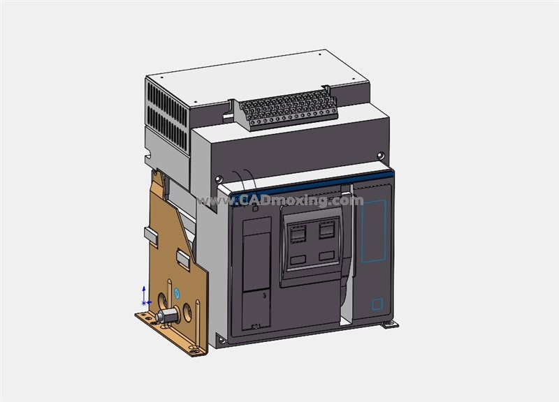 NXA20FN_H08-16-3P固定万能式断路器三维模型