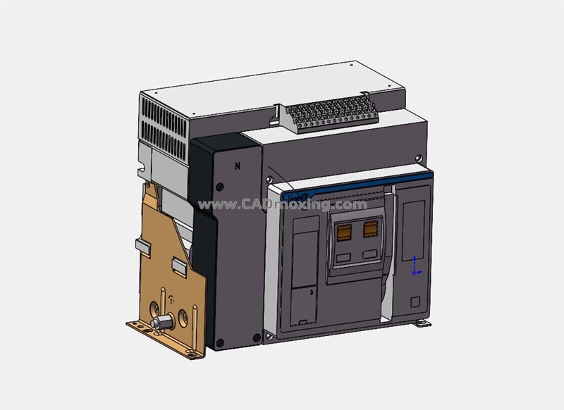 NXA20FN_H20-4P固定万能式断路器三维模型