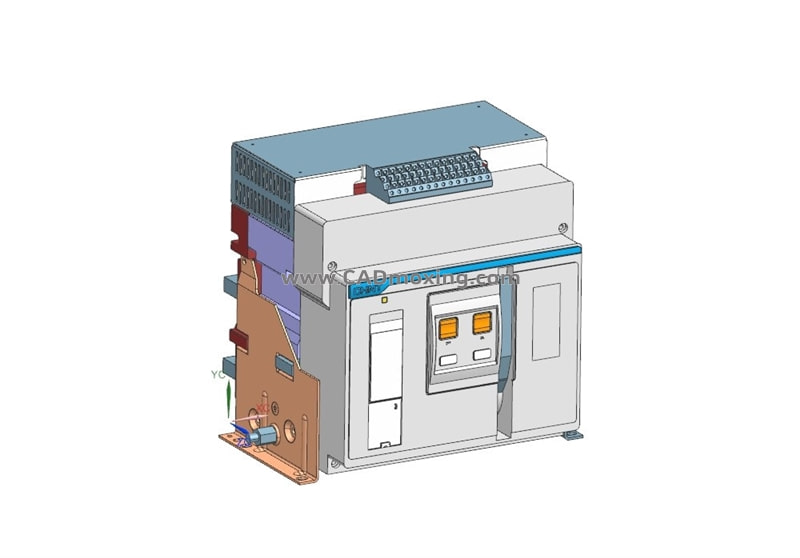 NXA32FN_H16-25-3P固定万能式断路器三维模型
