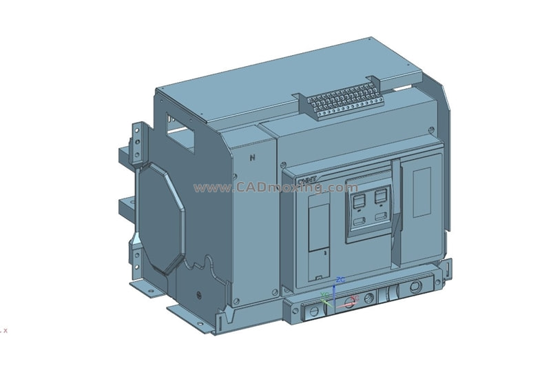 NXA32FN_H32 4P抽屉万能式断路器三维模型