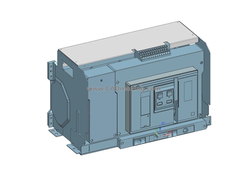 NXA40FN_H32 4P抽屉万能式断路器三维模型