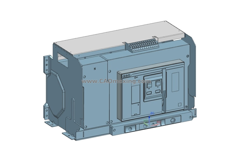 NXA40FN_H36-40 4P抽屉万能式断路器三维模型