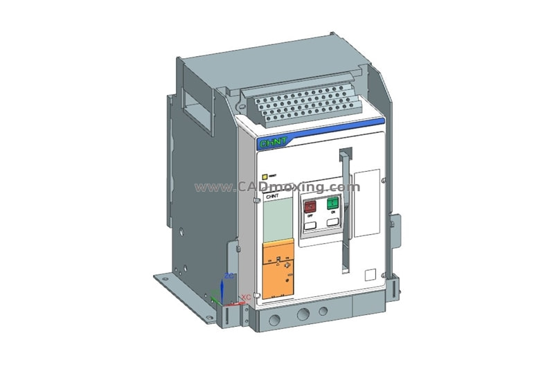 NXAF16N_H08-12 3P抽屉式万能式断路器三维模型