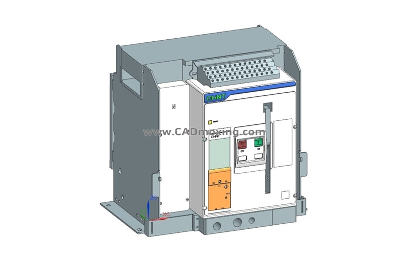 NXAF16N_H08-12 4P抽屉式万能式断路器三维模型