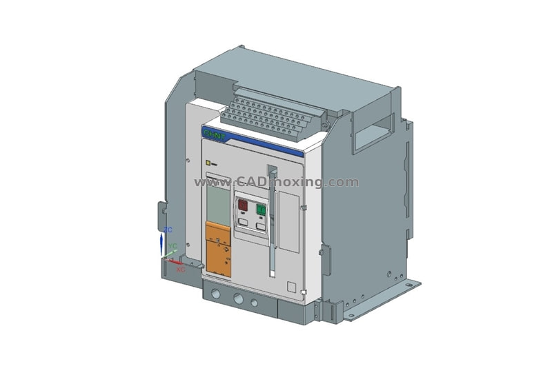 NXAF16N_H16 4P抽屉式万能式断路器三维模型