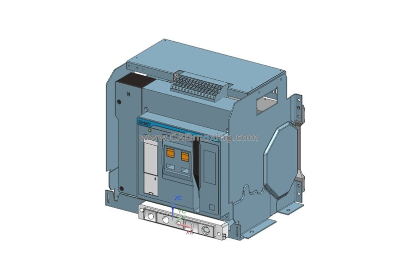 NXAF20N_H08-16 4P 抽屉万能式断路器三维模型