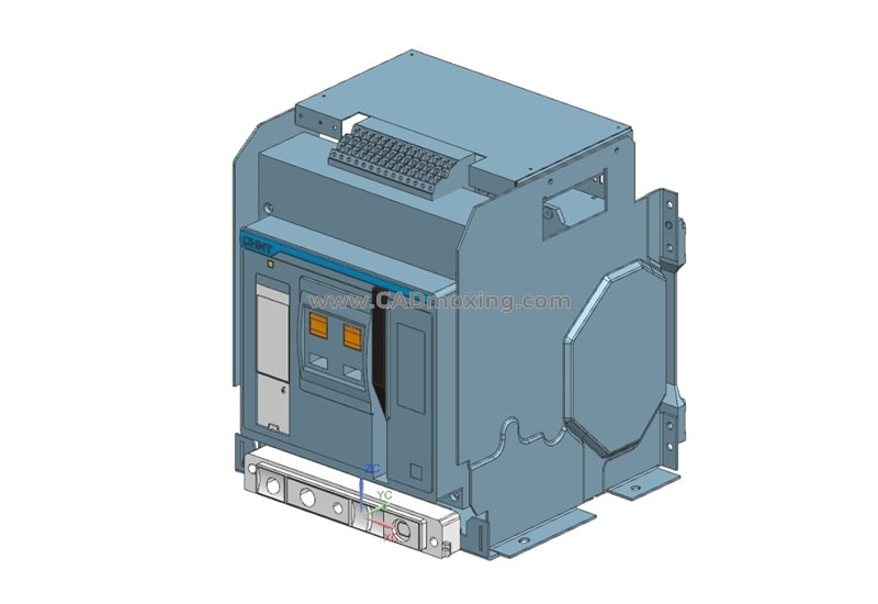 NXAF20N_H20 3P 抽屉万能式断路器三维模型