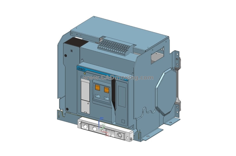 NXAF20N_H20 4P 抽屉万能式断路器三维模型