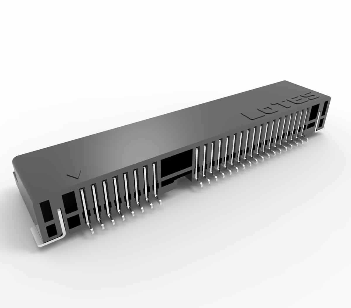 CAD模型网迷你 pcie msata 4.0 M.2固态硬盘连接器三维模型