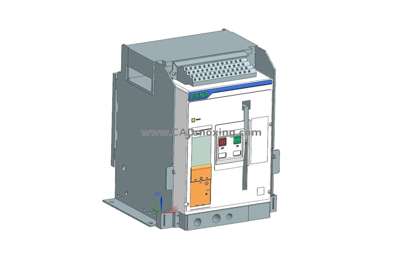 NXA16N_H04-06 3P抽屉式万能式断路器三维模型