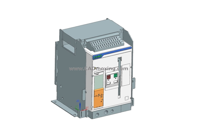 NXA16N_H08-12 3P抽屉式万能式断路器三维模型