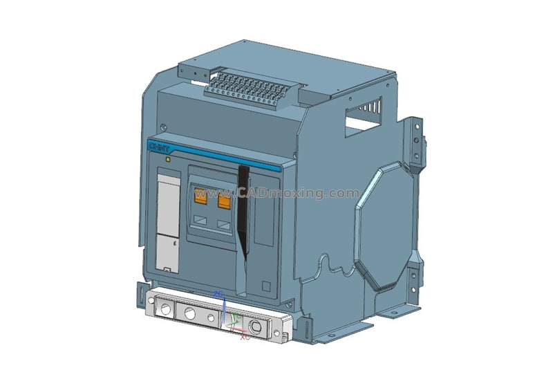 NXA20N_H20 3P 抽屉万能式断路器三维模型