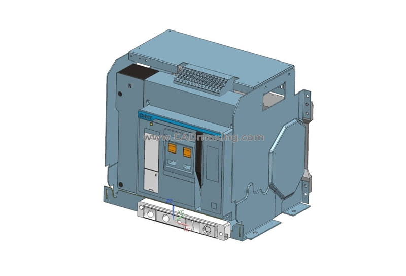 NXA20N_H20 4P 抽屉万能式断路器三维模型