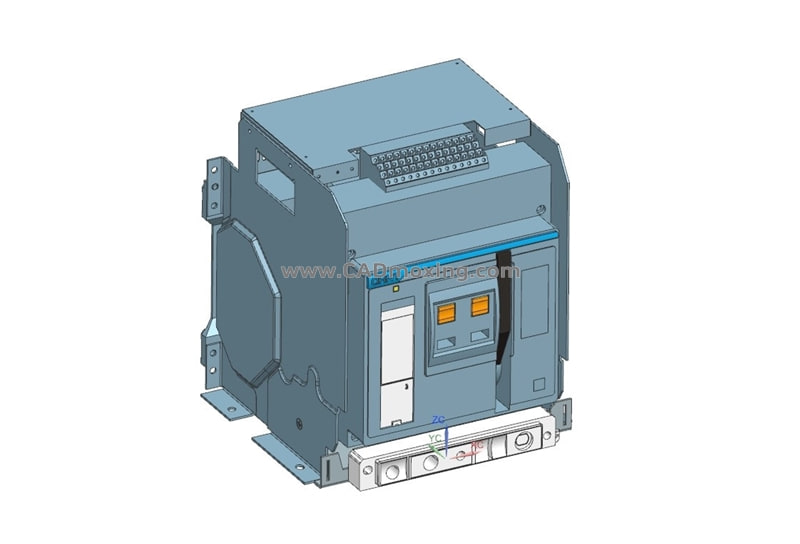 NXA25N_H06 3P抽屉万能式断路器三维模型