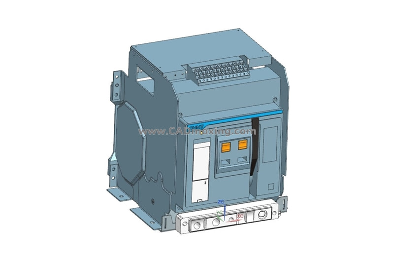 NXA25N_H08-16 3P抽屉万能式断路器三维模型