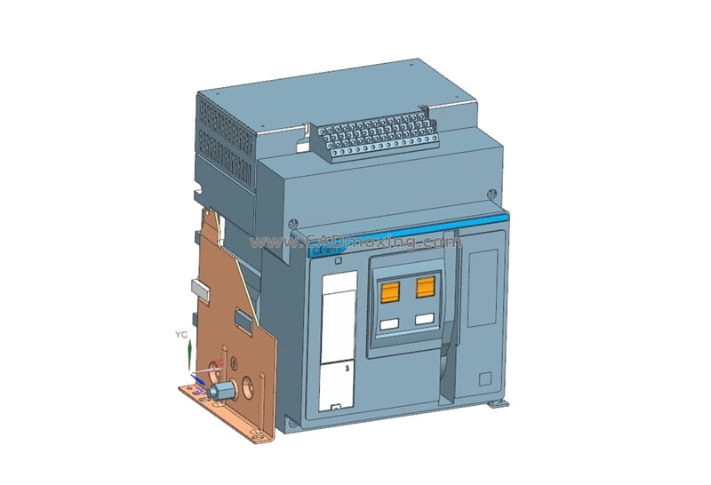 NXA25N_H08-16-3P固定万能式断路器三维模型