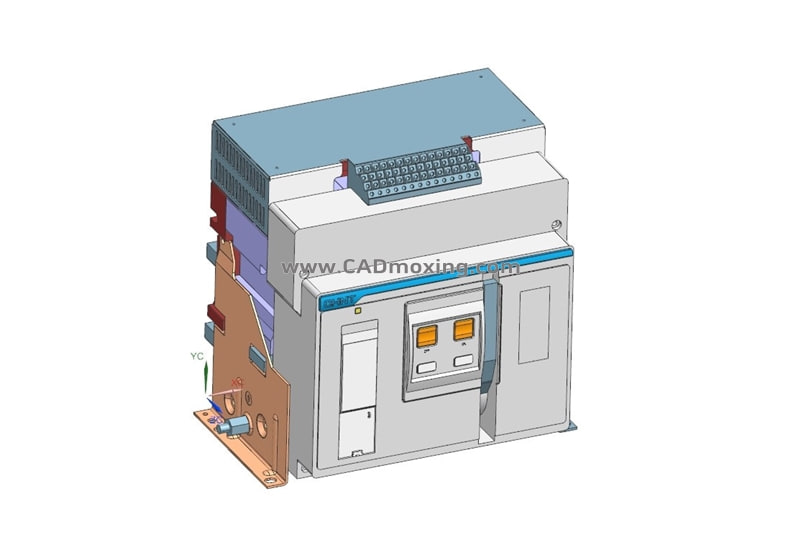 NXA32N_H06-25-3P固定万能式断路器三维模型