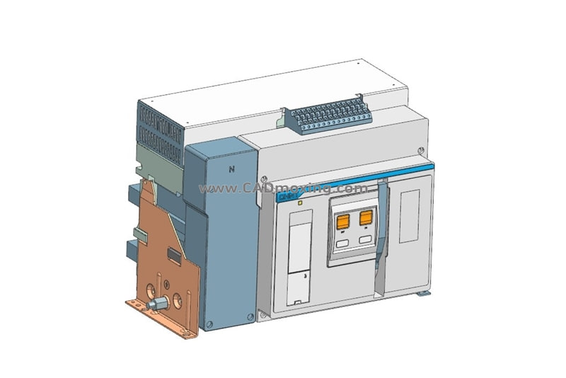 NXA32N_H32 4P固定万能式断路器三维模型