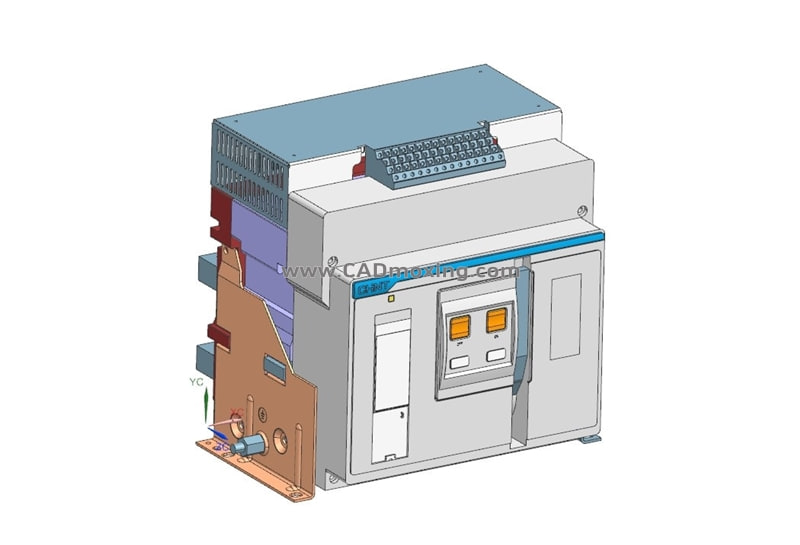 NXA32N_H32-3P固定万能式断路器三维模型