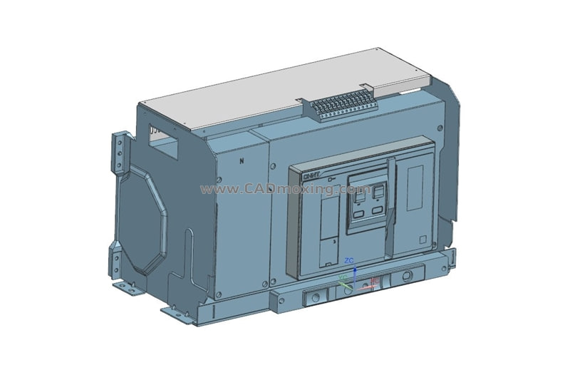 NXA40N_H36-40 4P抽屉万能式断路器三维模型