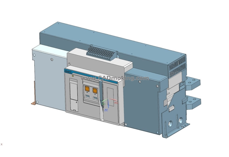 NXA63H50-3P固定万能式断路器三维模型