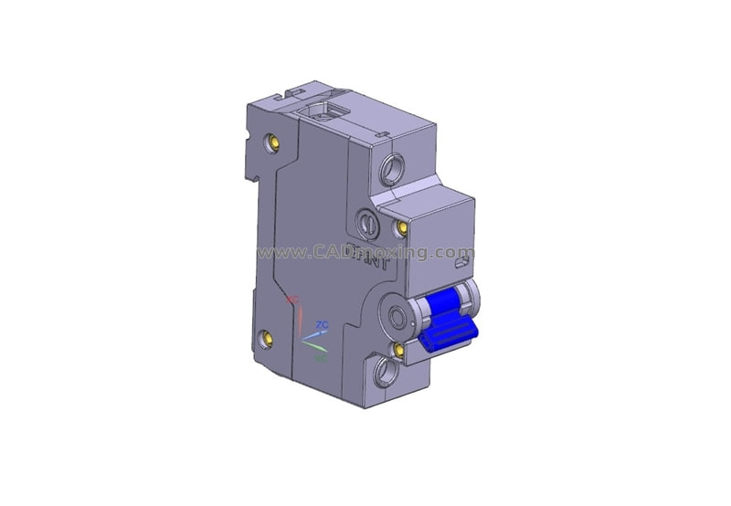 NXB-125 1P塑料外壳式断路器三维模型